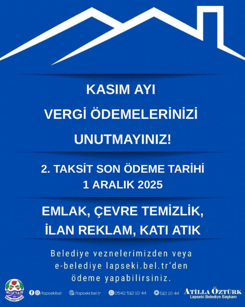 ONLINE TAHSİLAT BAKIM DUYURUSU